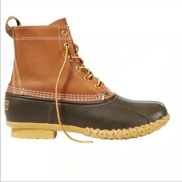 L.L Bean Boot Original 8 inch Leather Duck Boot Size 6M - Picture 1 of 11